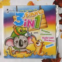 3in1 fauna seri Bunglon ( Chameleon), Kuda laut ( sea Horse), Koala